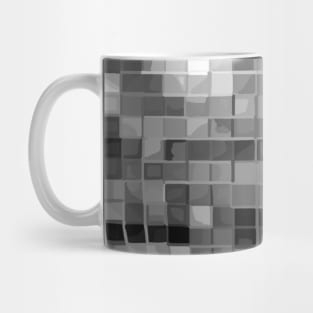 Silver Mirrored Disco Ball Pattern Mug